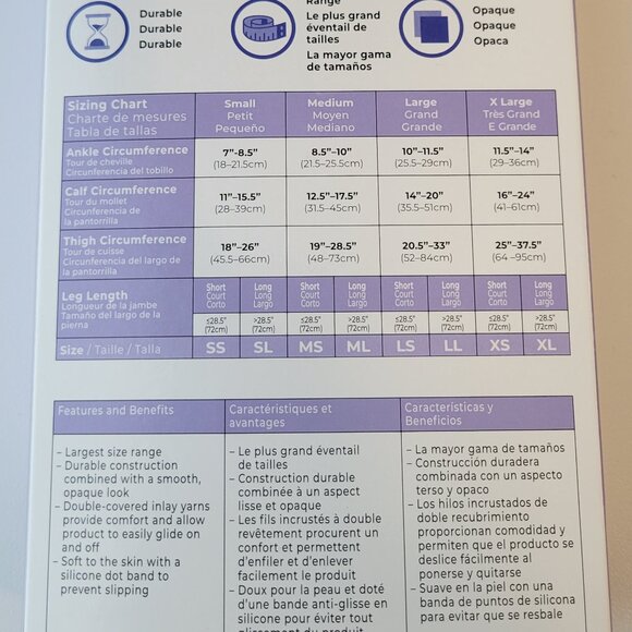 Sigvaris Medical Compression Hosiery / Thigh-High / SL / Light Beige / 863WSLO66 - Picture 5 of 5